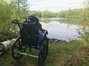 wheel chair lakeside