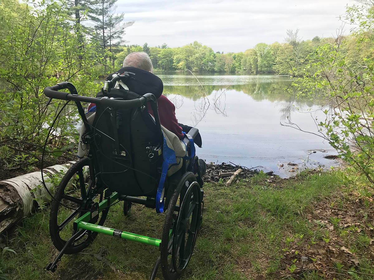 wheel chair lakeside